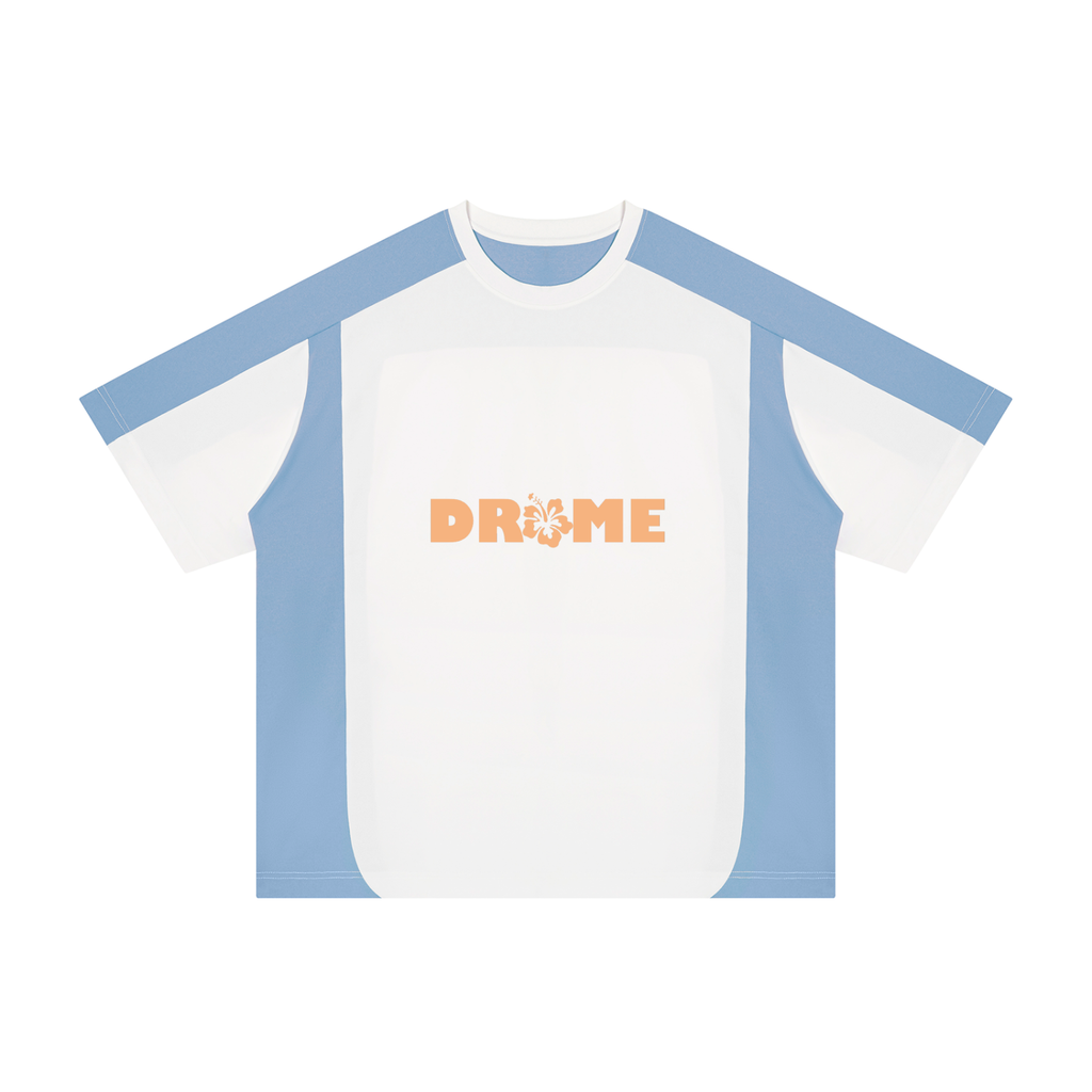 Unisex Color Block Loose T-Shirt