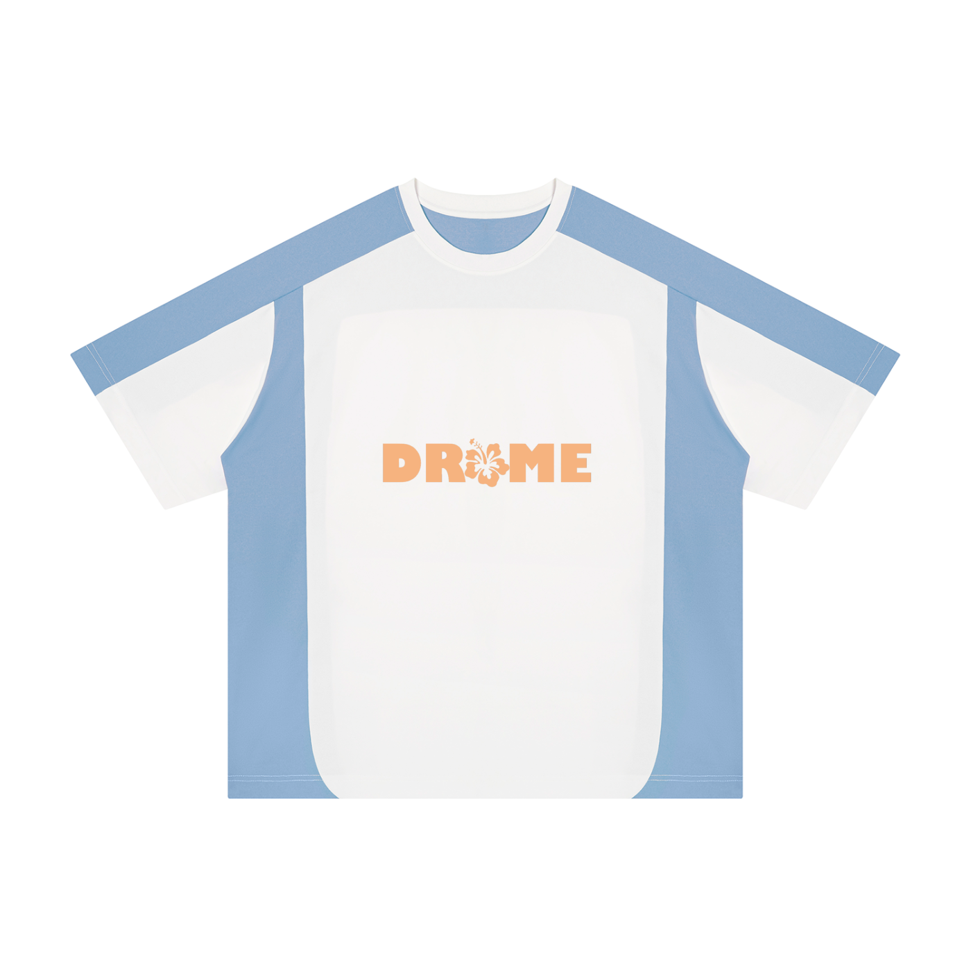 Unisex Color Block Loose T-Shirt
