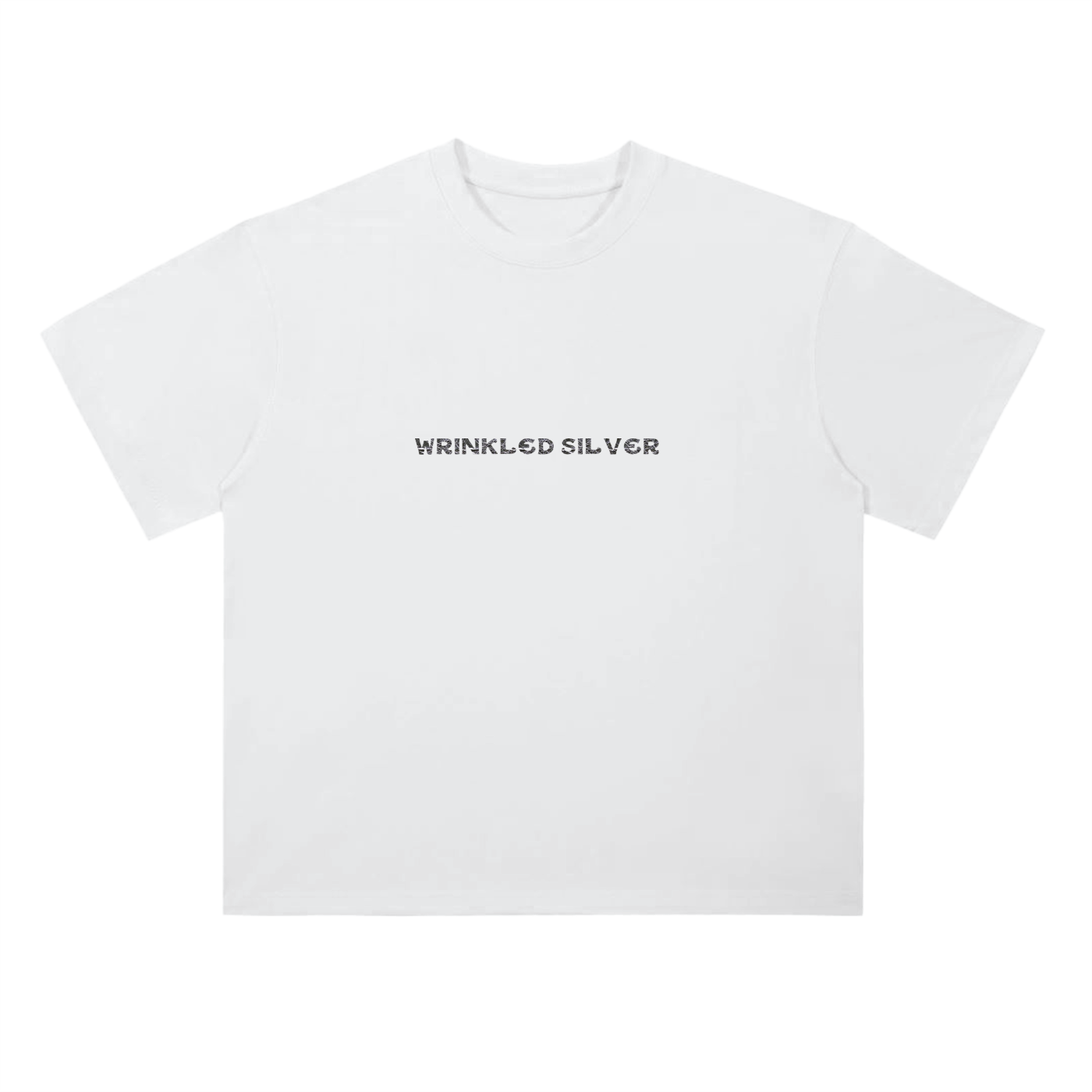 Wrinkled Silver Tee