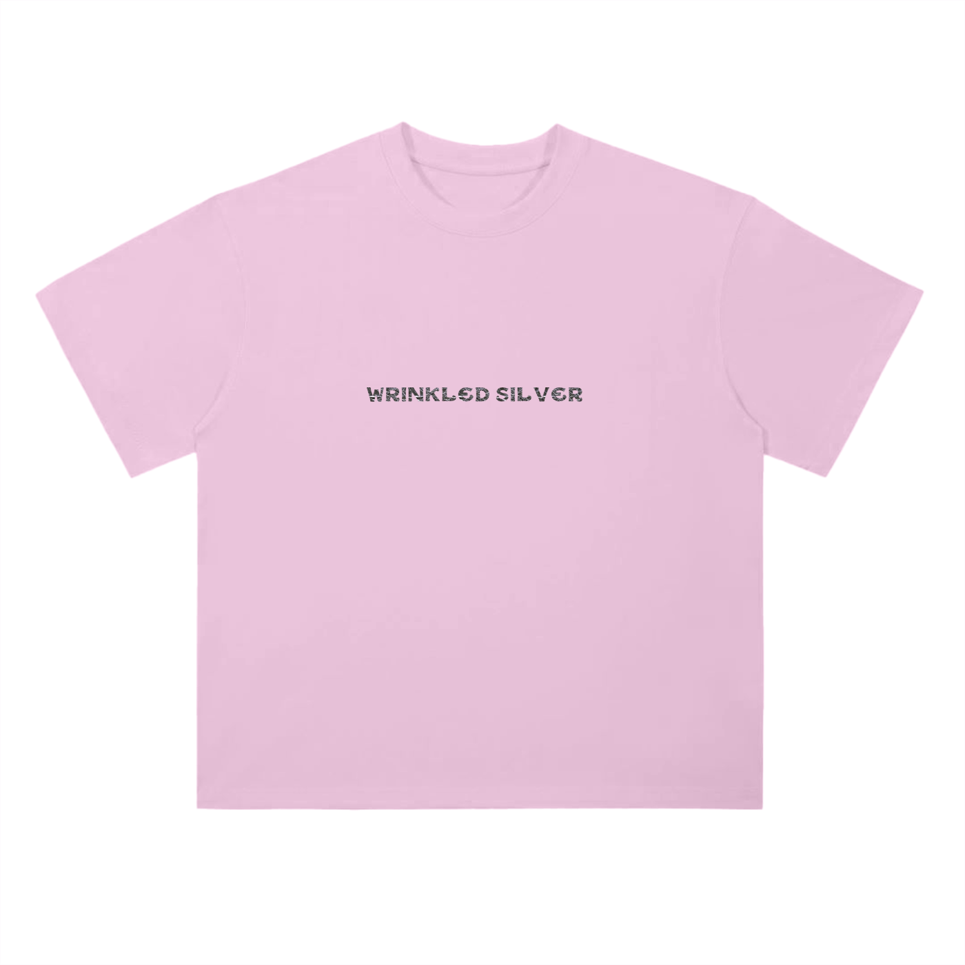 Wrinkled Silver Tee