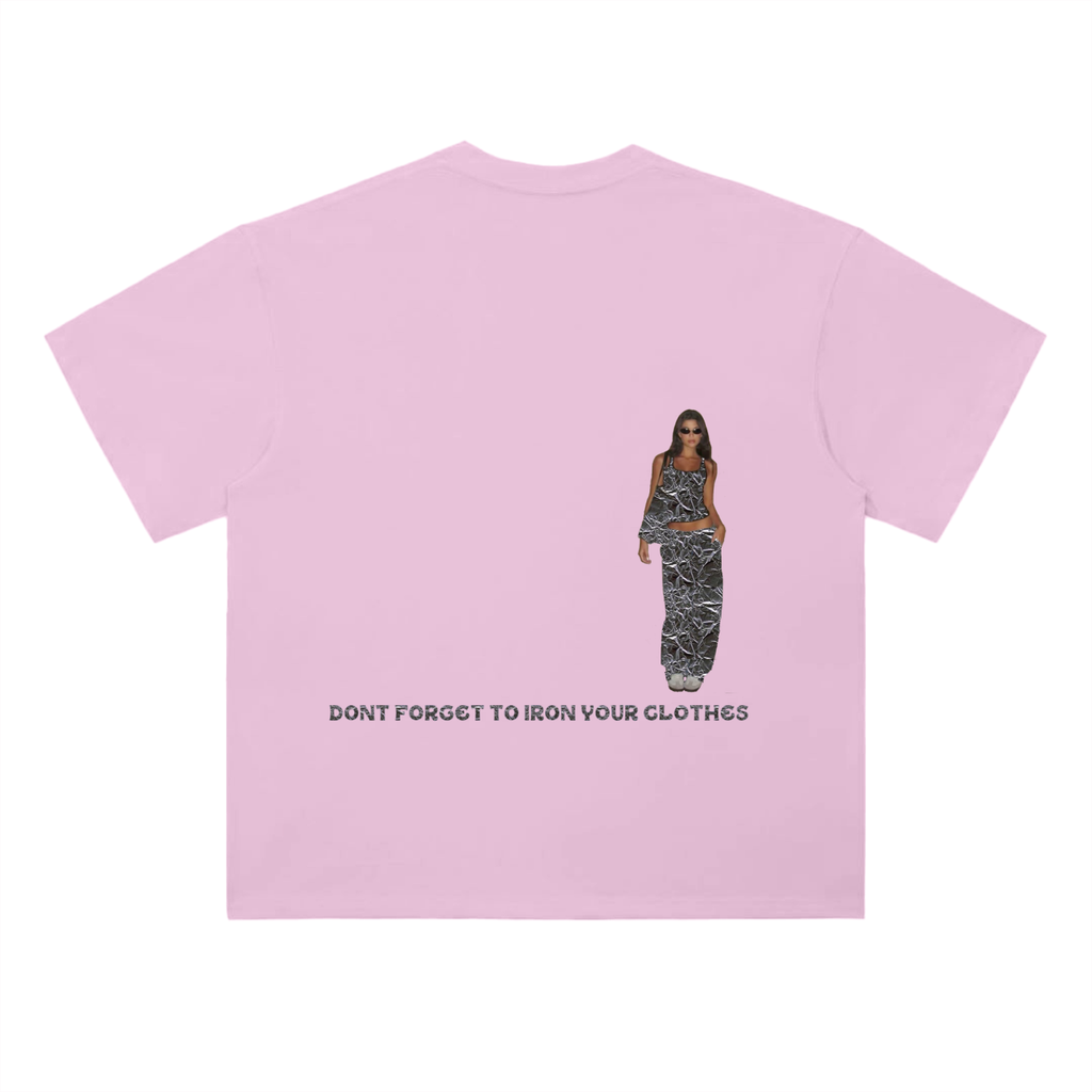 Wrinkled Silver Tee